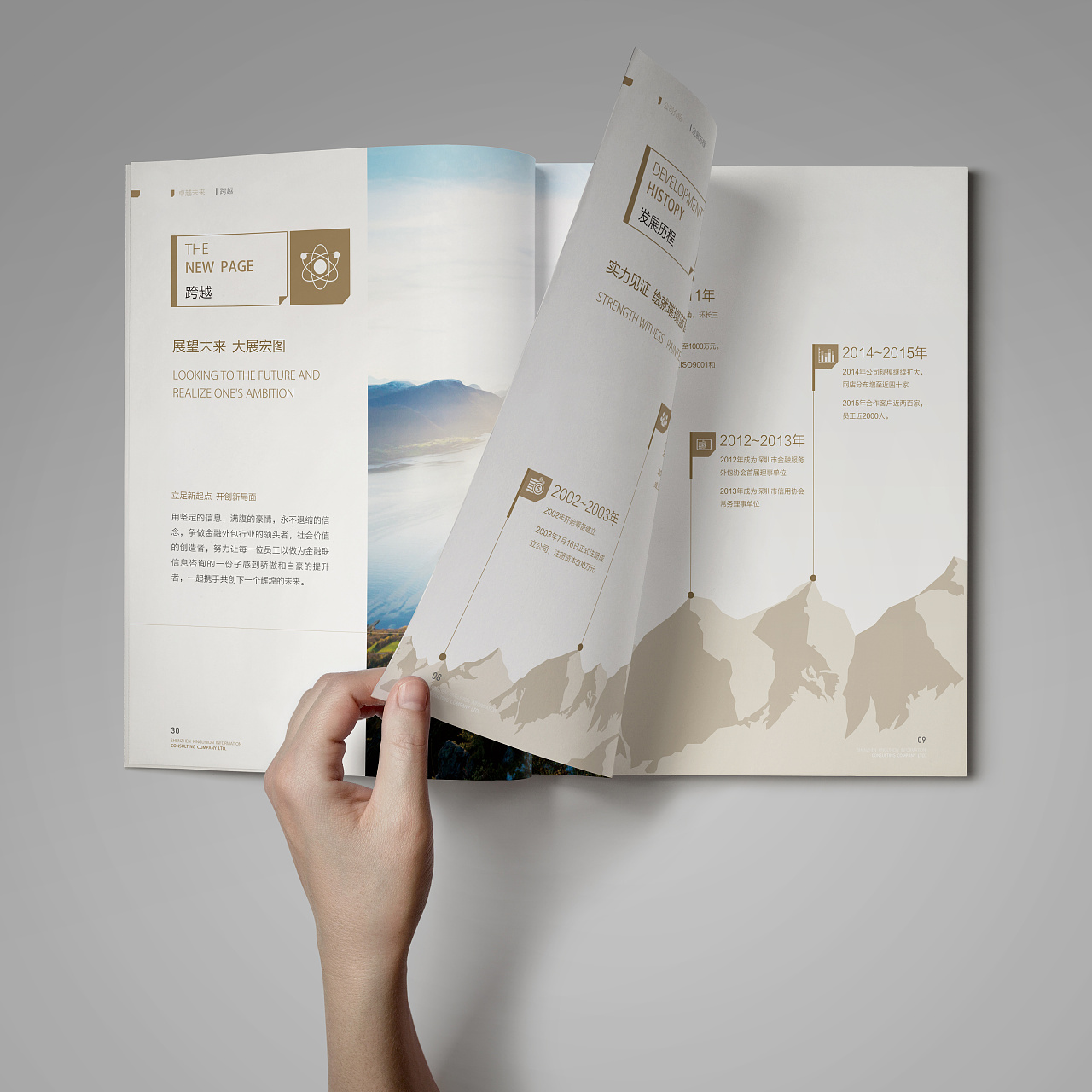金融聯(lián)畫冊設(shè)計