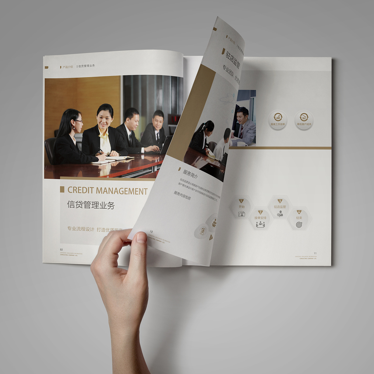 金融聯(lián)畫冊設(shè)計