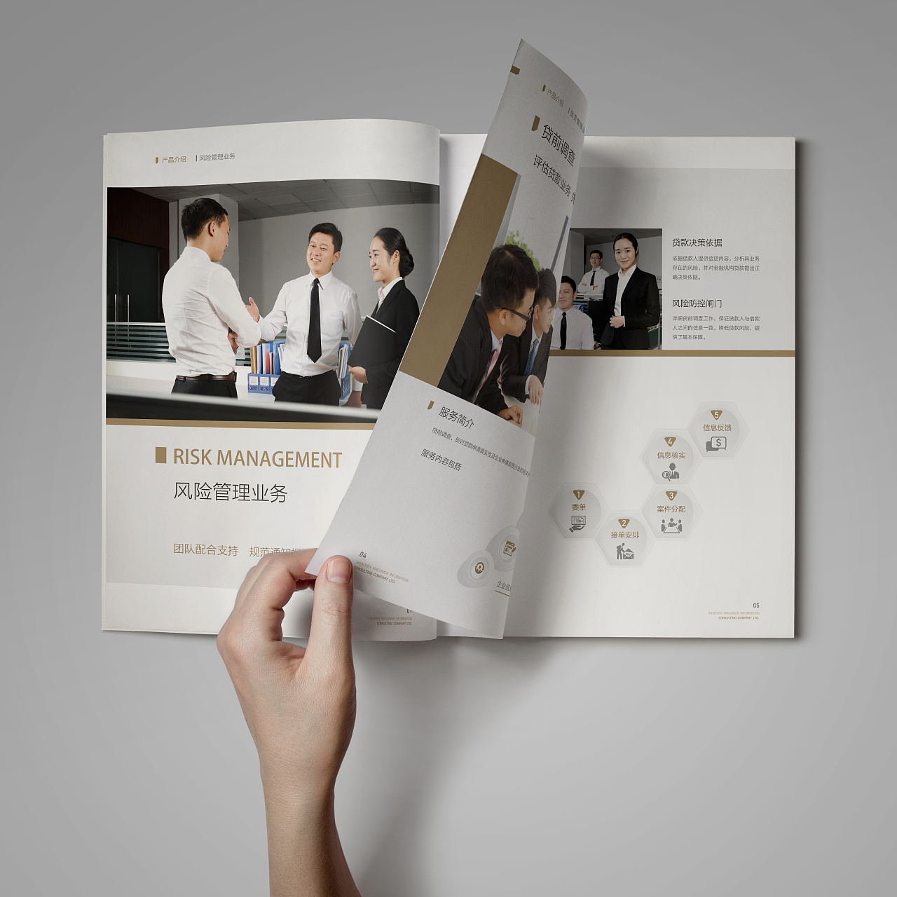 金融聯(lián)畫冊設(shè)計